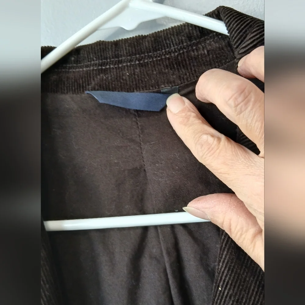 Gap Corduroy Blazer Men Medium Double Vented Preppy Dark Academia Forest - Picture 5 of 13